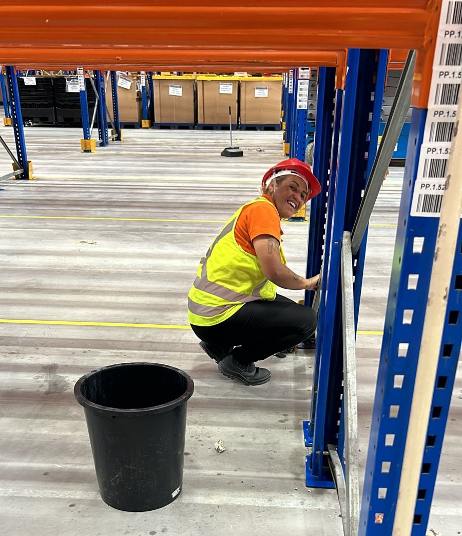 limpeza de estrutura porta pallets